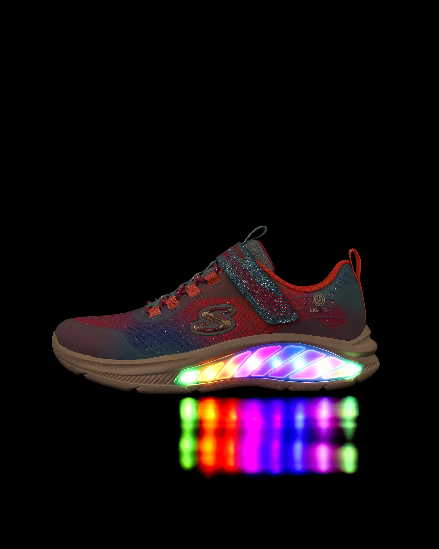 Skechers Rainbow Cruisers Rainbow Reflectin Büyük Kız Çocuk Mavi